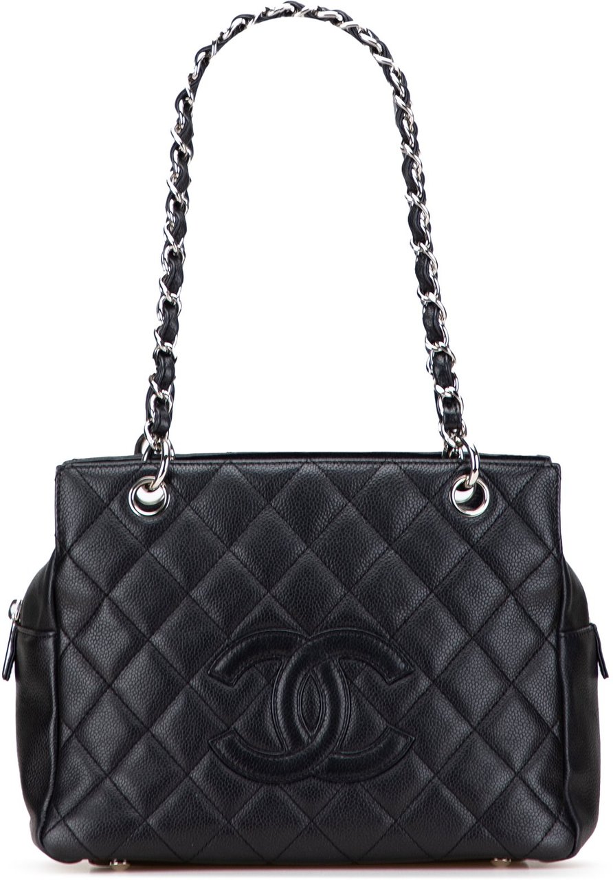 Chanel Petite Caviar Timeless Tote Zwart