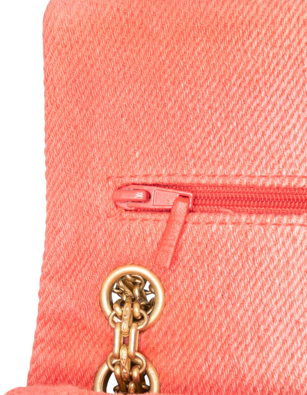 Chanel Reissue 2.55 Quilted Denim Ombre Double Flap 225 Oranje