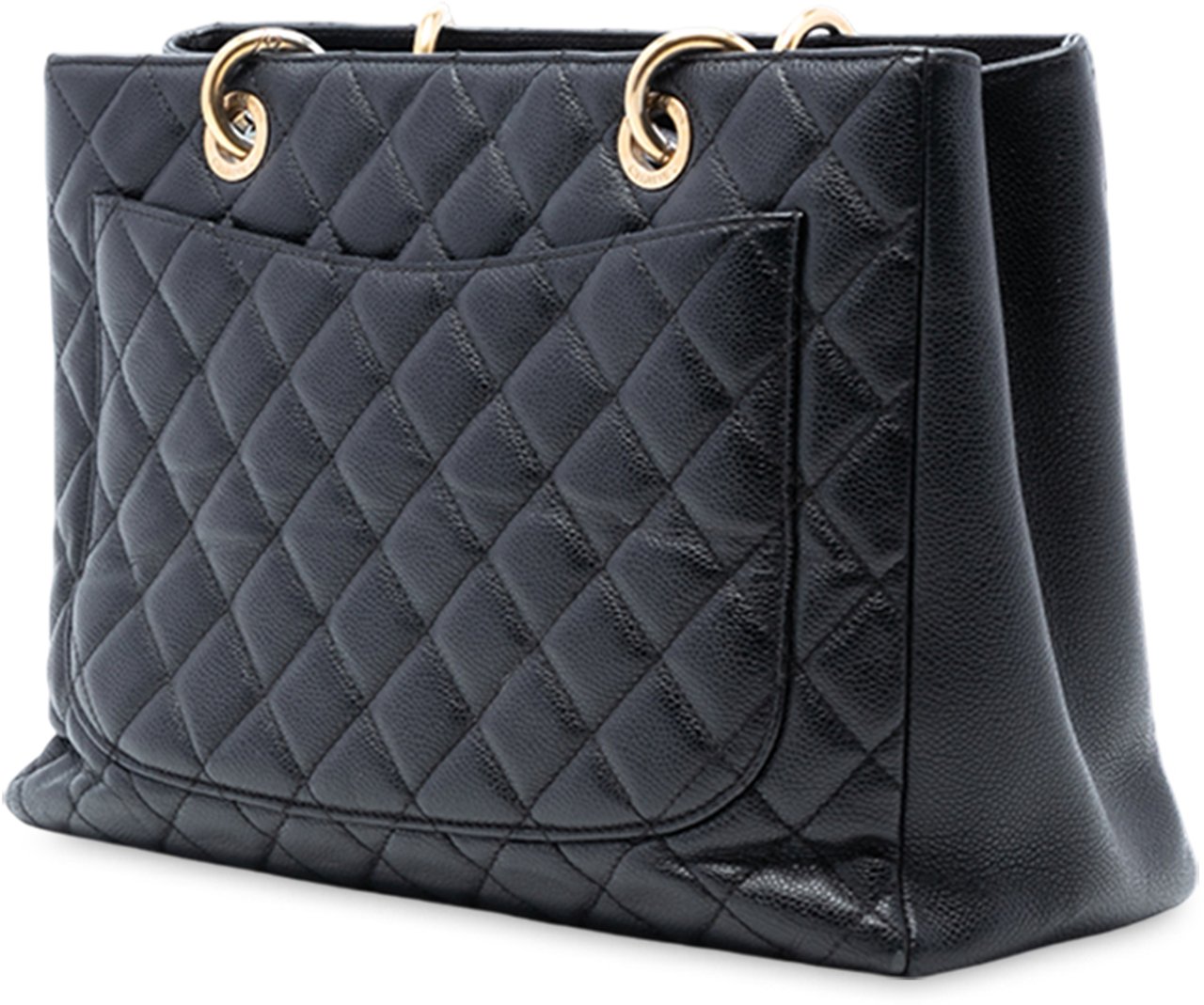 Chanel Caviar Grand Shopping Tote Zwart