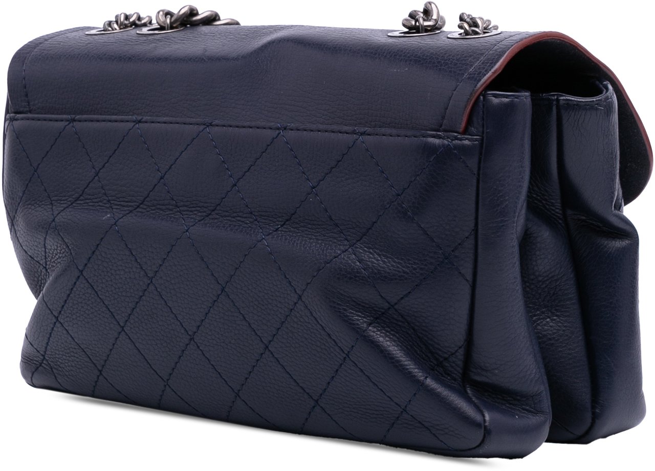 Chanel Paris-Greece Calfskin Archi Chic Flap Blauw