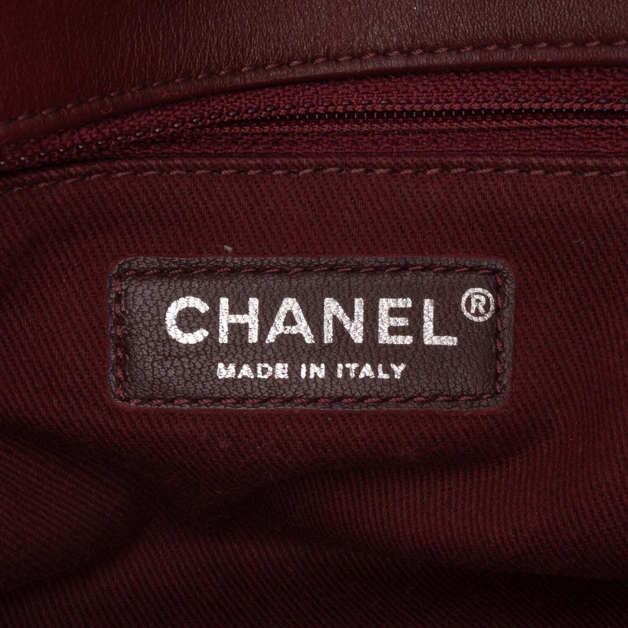Chanel CC Canvas Stripe Flap Wit