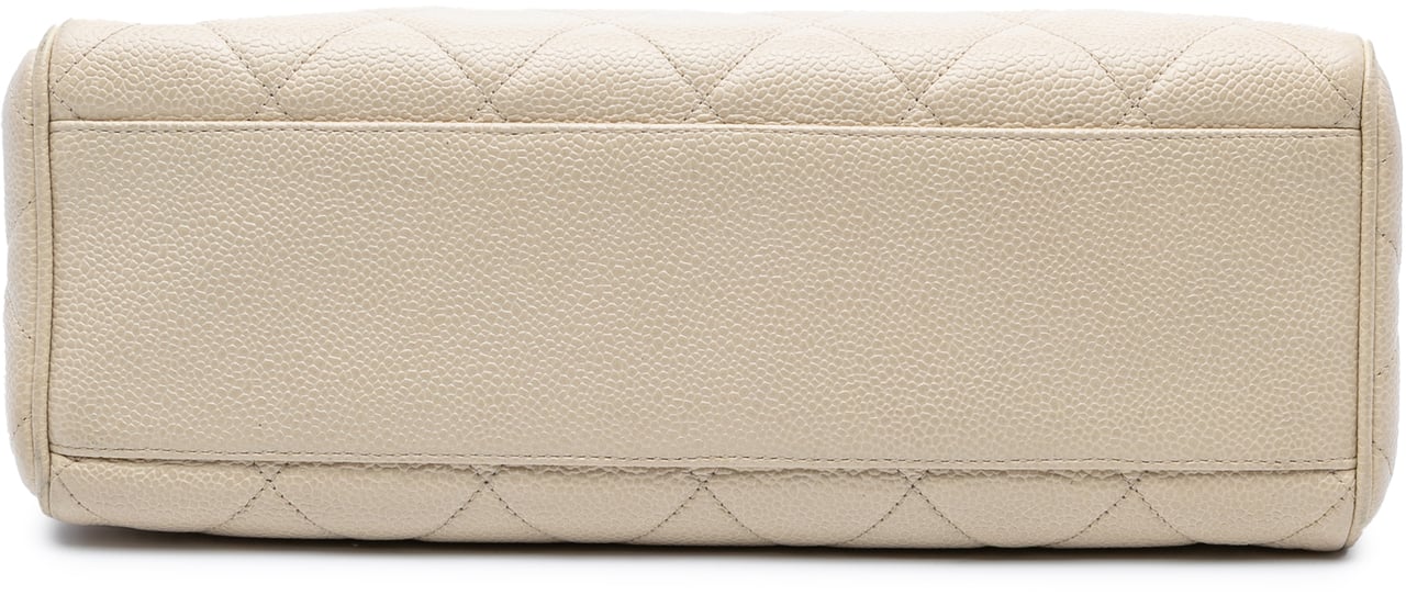 Chanel CC Quilted Caviar Crossbody Wit