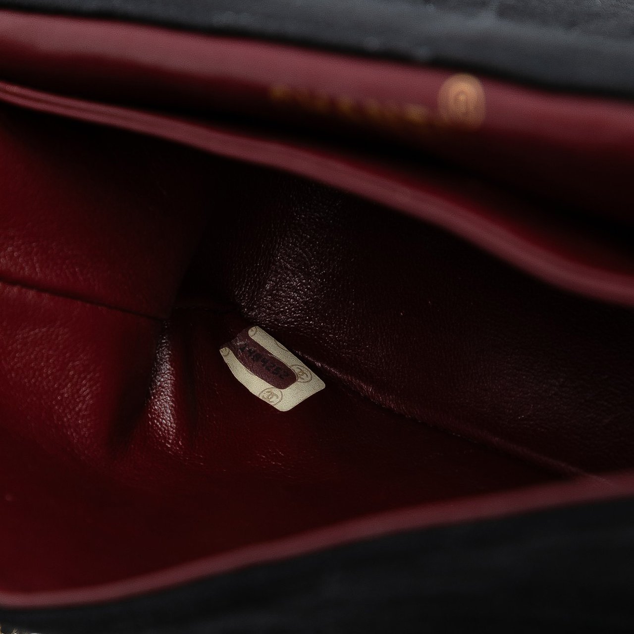 Chanel CC Quilted Jersey and Lambskin Flap Zwart