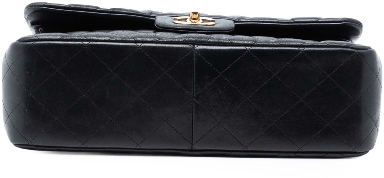 Chanel Jumbo Classic Lambskin Double Flap Zwart