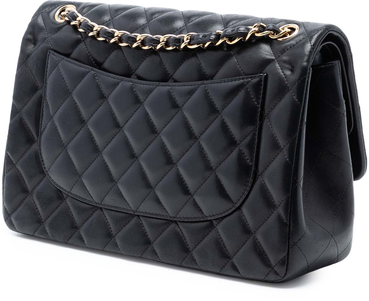Chanel Jumbo Classic Lambskin Double Flap Zwart