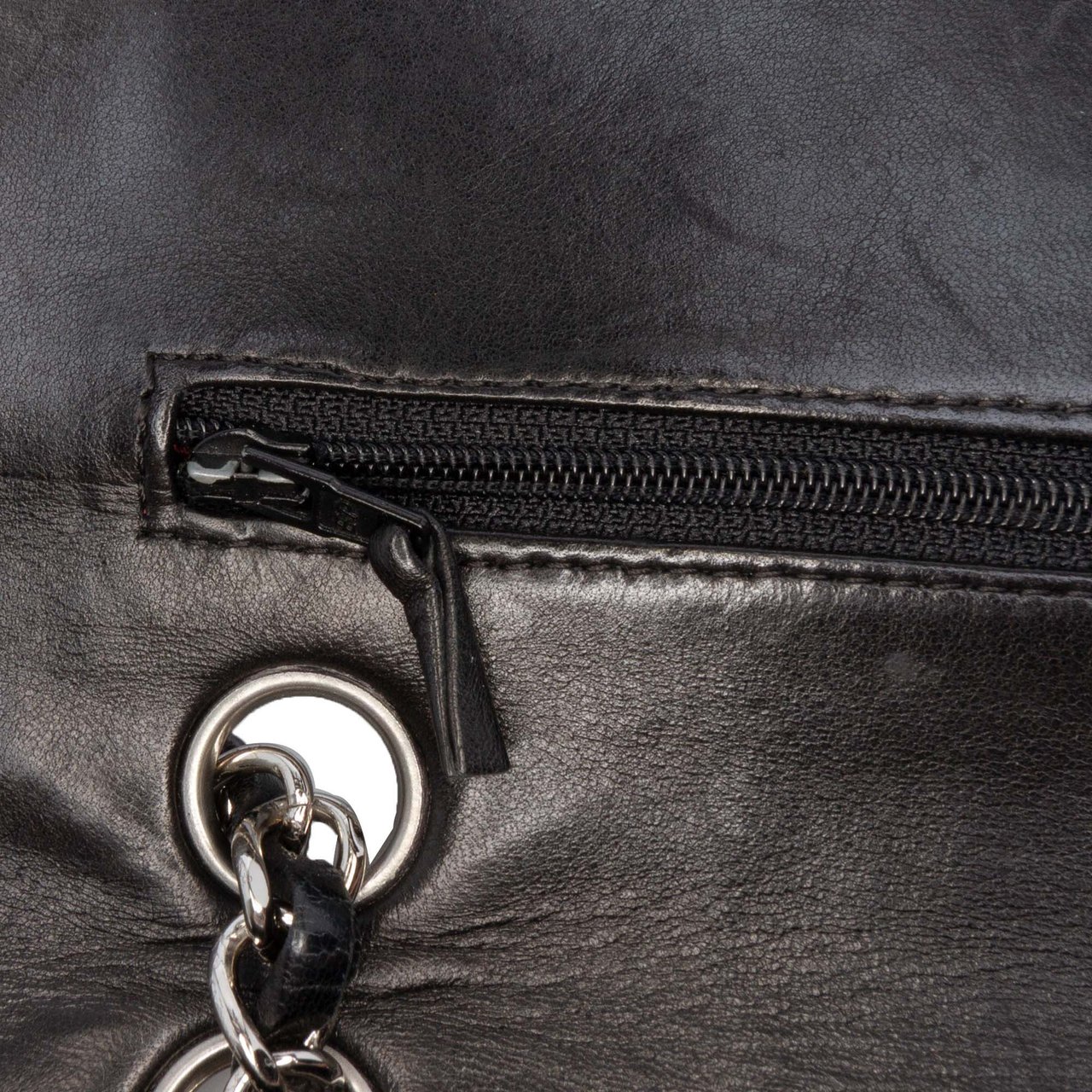 Chanel Medium Classic Lambskin Double Flap Zwart