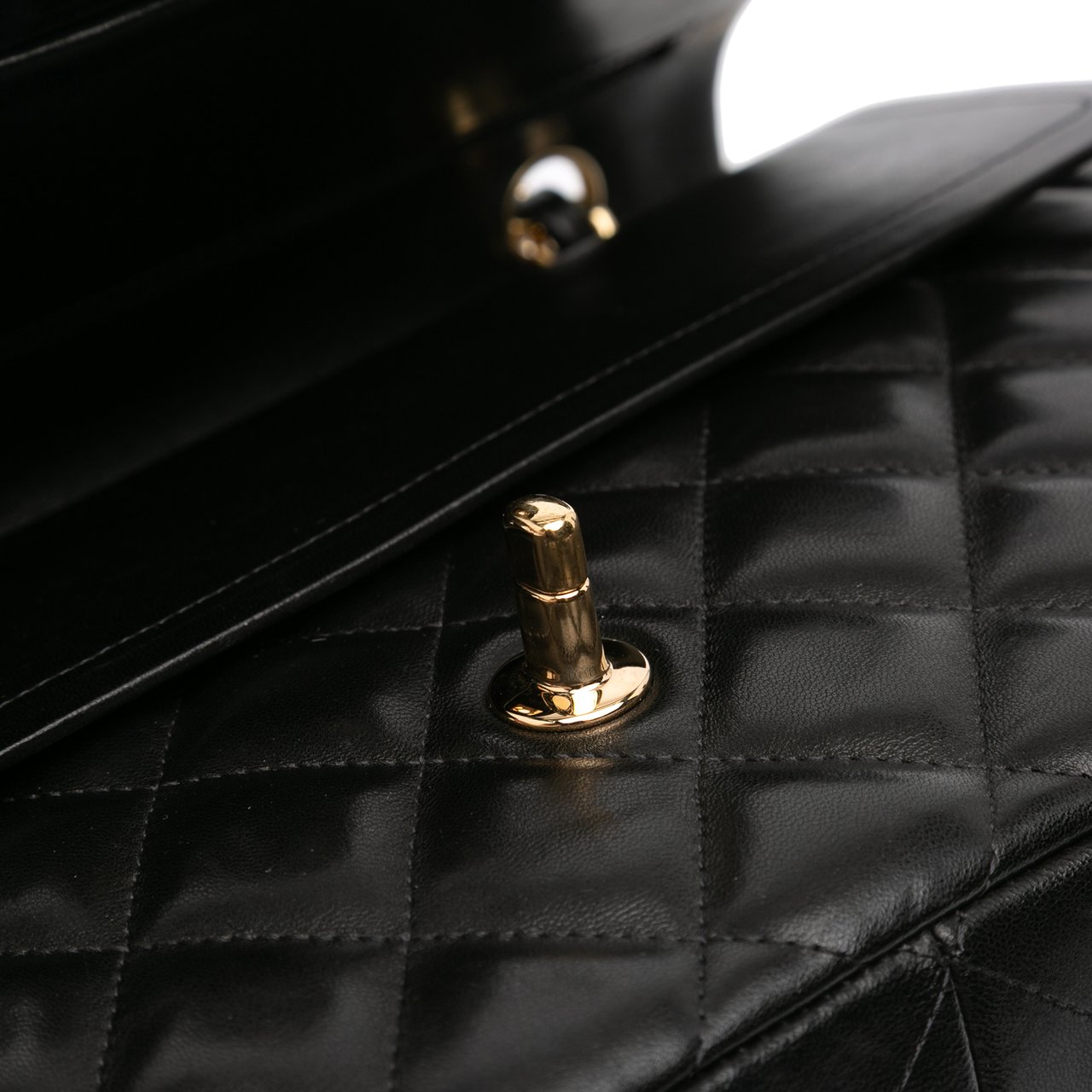 Chanel Jumbo Classic Lambskin Double Flap Zwart