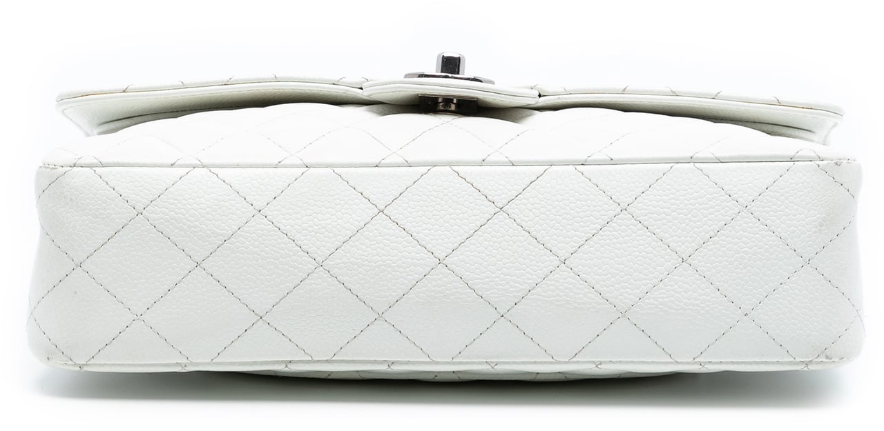 Chanel Medium Classic Caviar Double Flap Wit