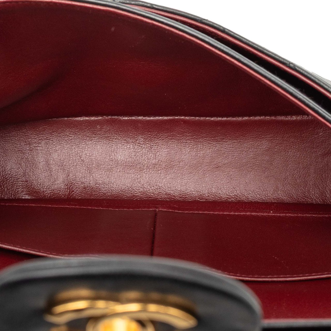 Chanel Medium Classic Lambskin Double Flap Zwart