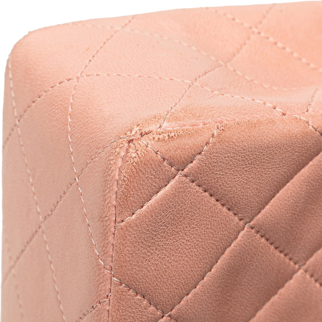 Chanel Mini Square Classic Lambskin Single Flap Roze