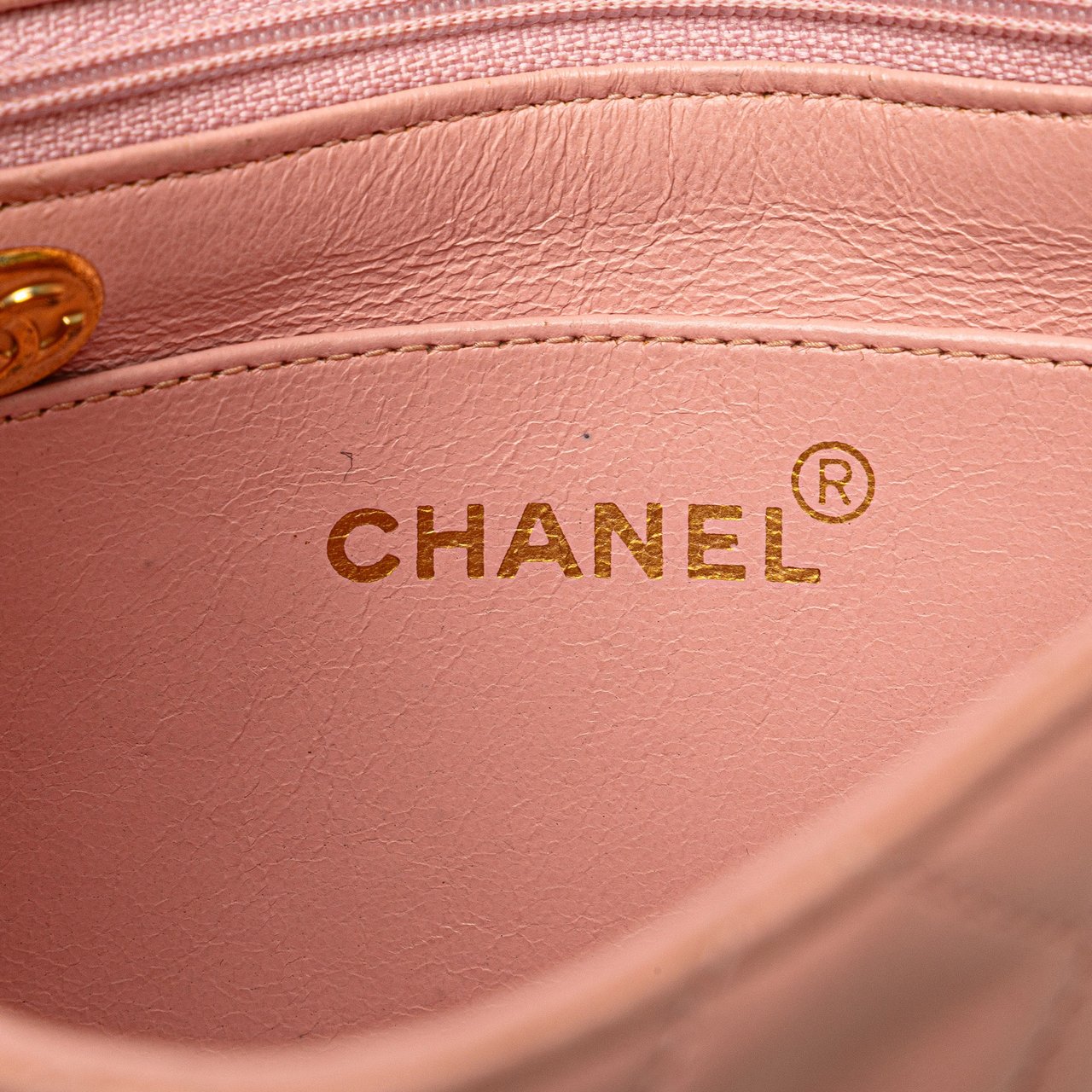 Chanel Mini Square Classic Lambskin Single Flap Roze