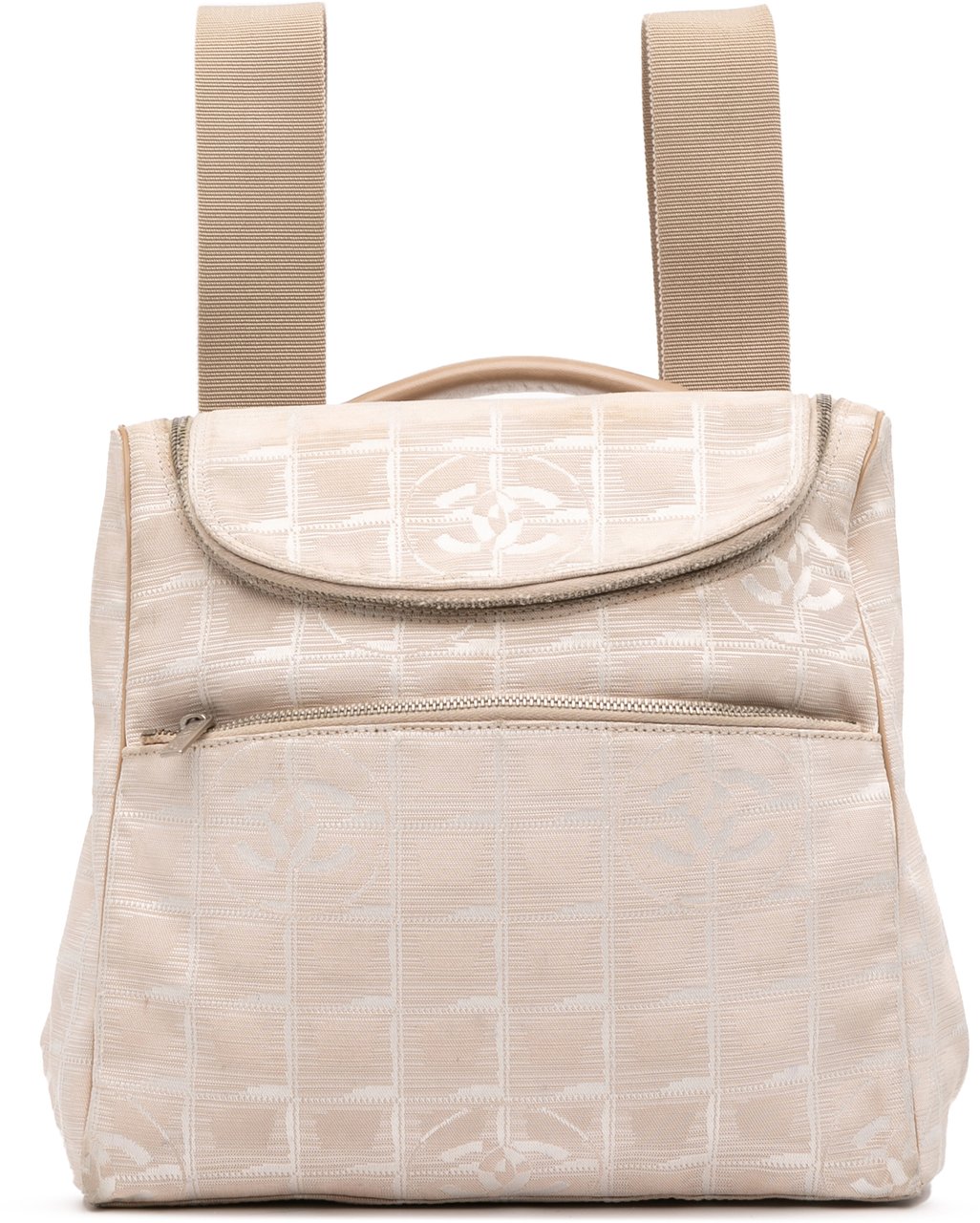 Chanel New Travel Line Nylon Backpack Bruin