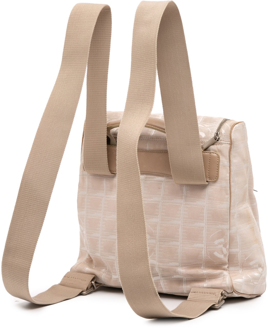 Chanel New Travel Line Nylon Backpack Bruin