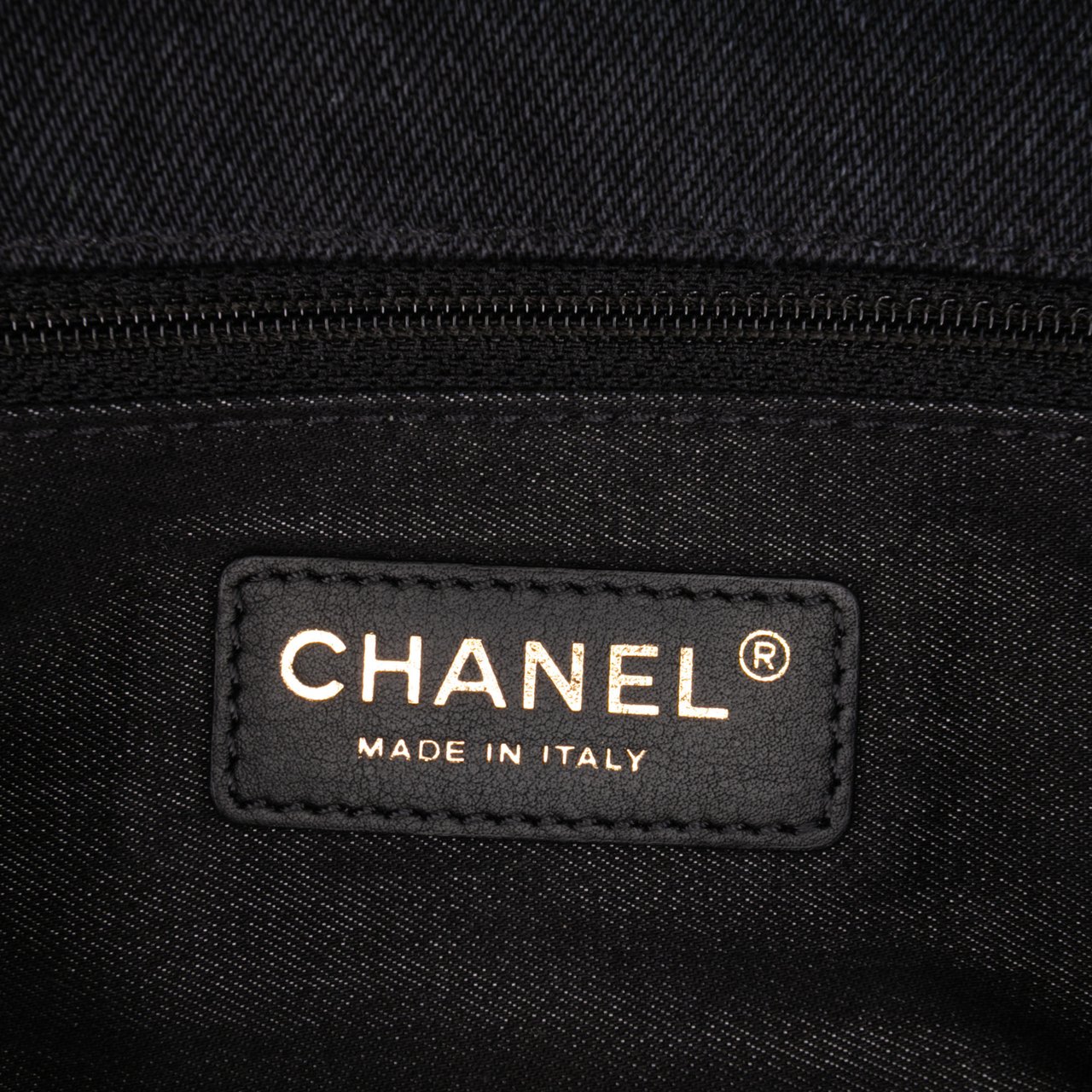 Chanel Mini Rectangular Quilted Denim Mood Flap Grijs
