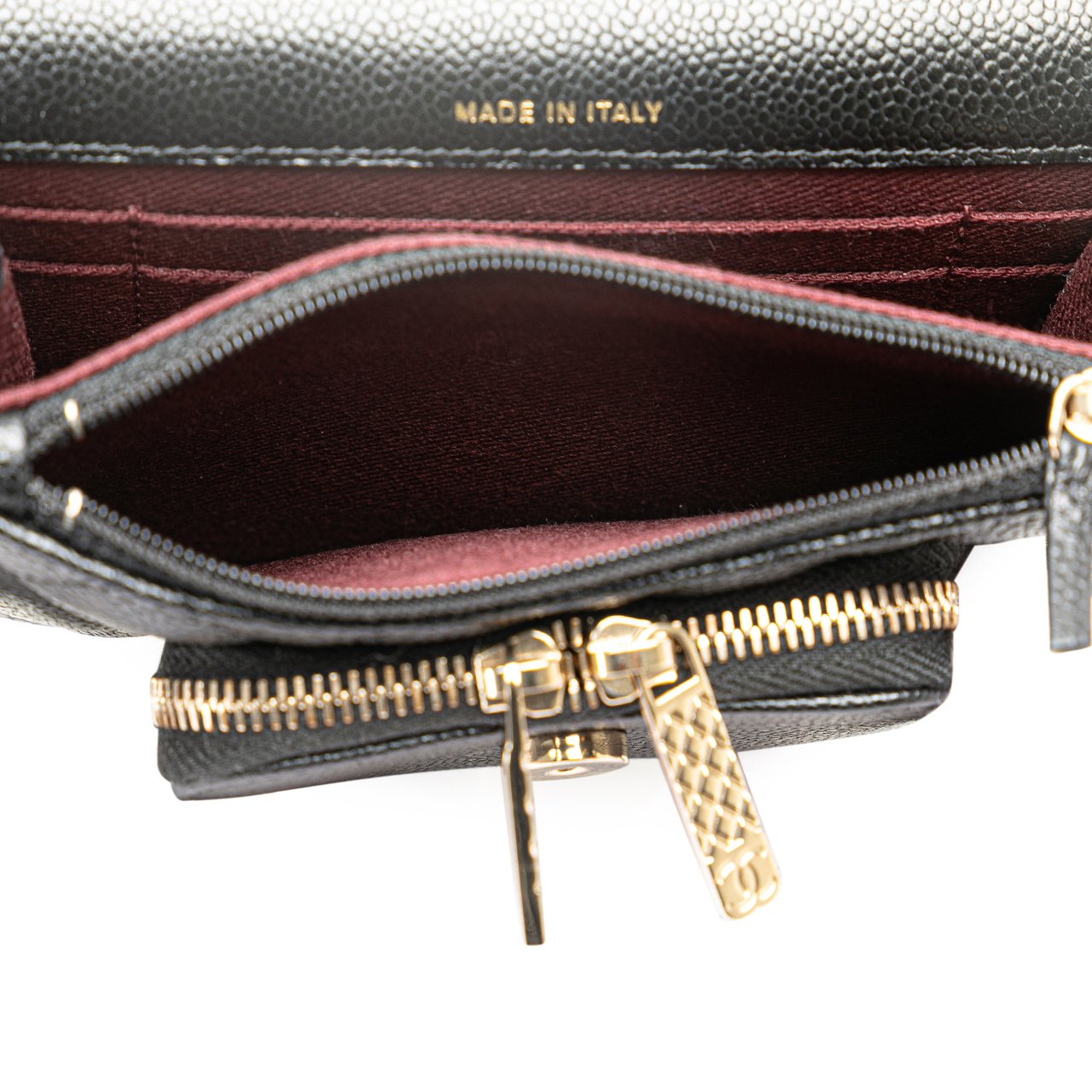 Chanel Mini Caviar Business Affinity Top Handle Bag Zwart
