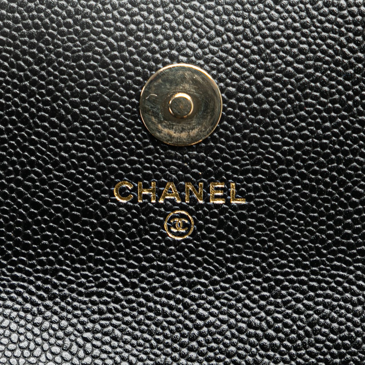 Chanel Mini Caviar Business Affinity Top Handle Bag Zwart