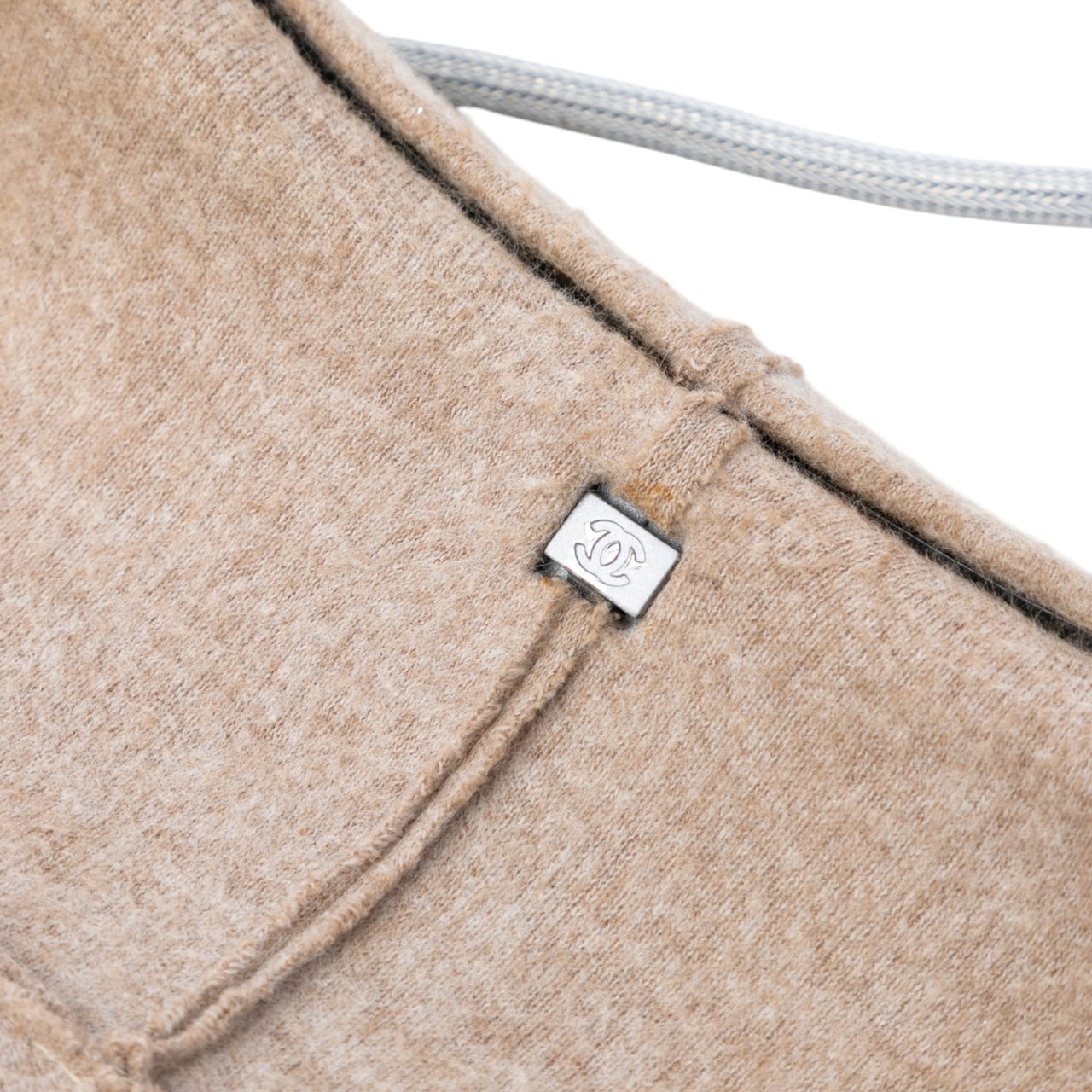 Chanel Felt Millennium Hard Case Crossbody Bruin