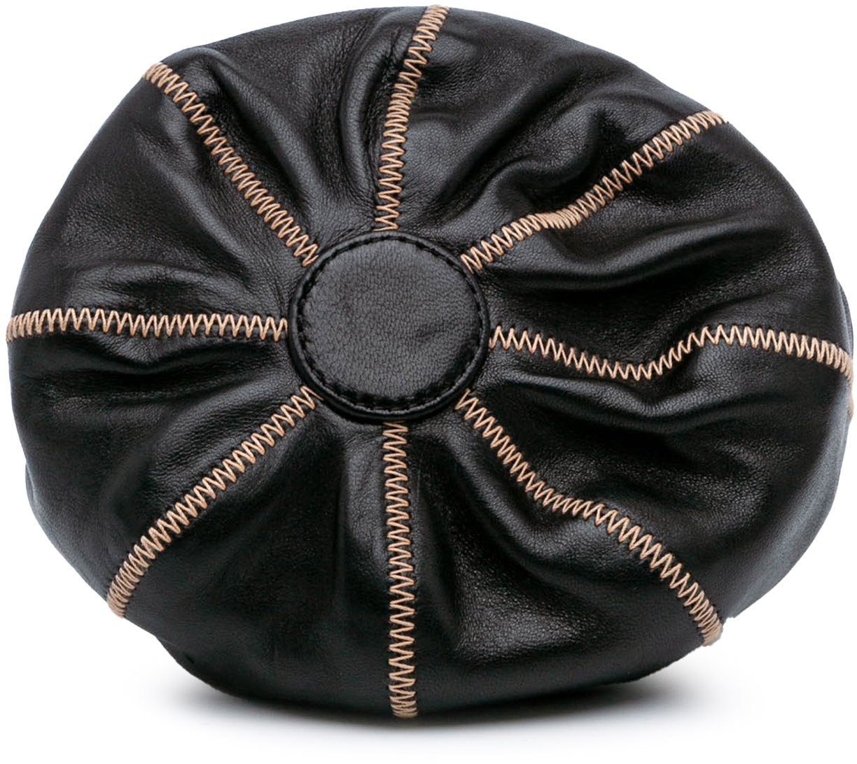 Chanel Mini Lambskin and Satin Reversible Sac Cordon Zwart