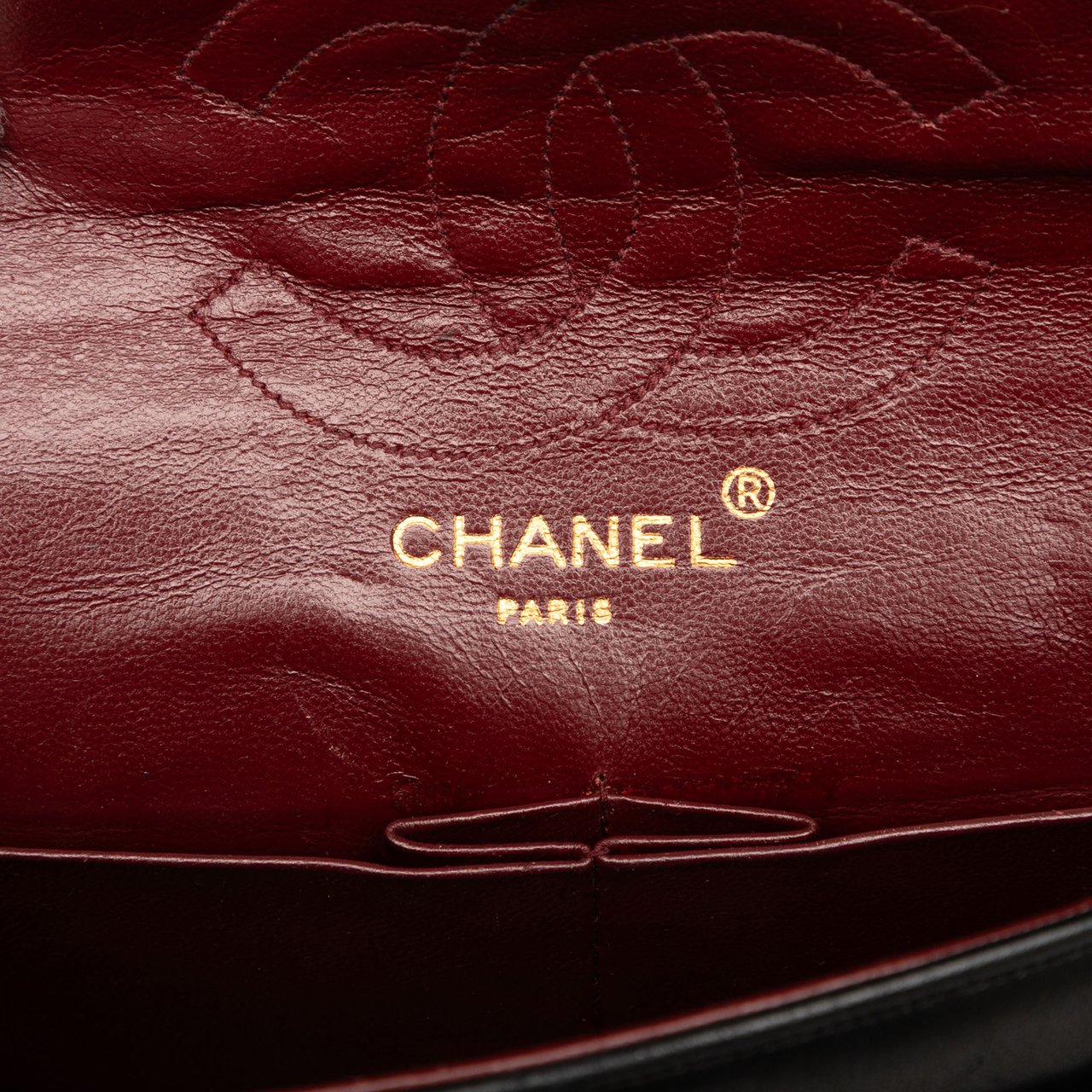 Chanel Small CC Quilted Lambskin Double Flap Zwart