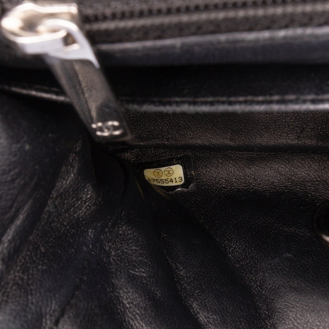 Chanel Mini Square Classic Patent Single Flap Zwart