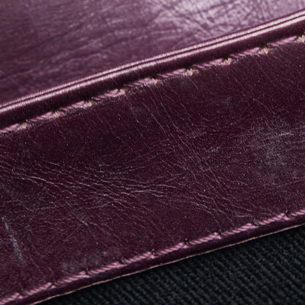 Chanel Glazed Matelasse Portobello Flap Bag Paars