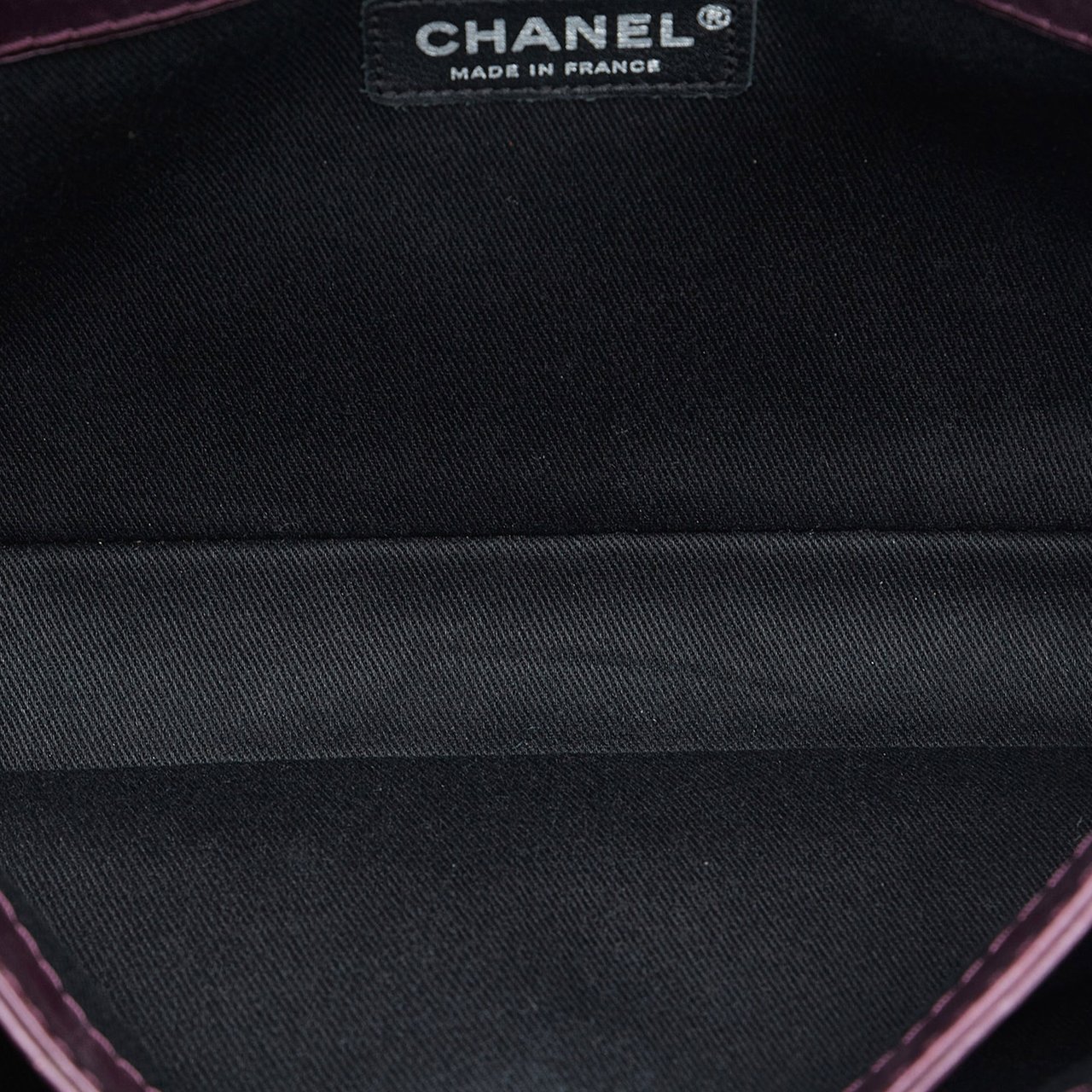 Chanel Glazed Matelasse Portobello Flap Bag Paars