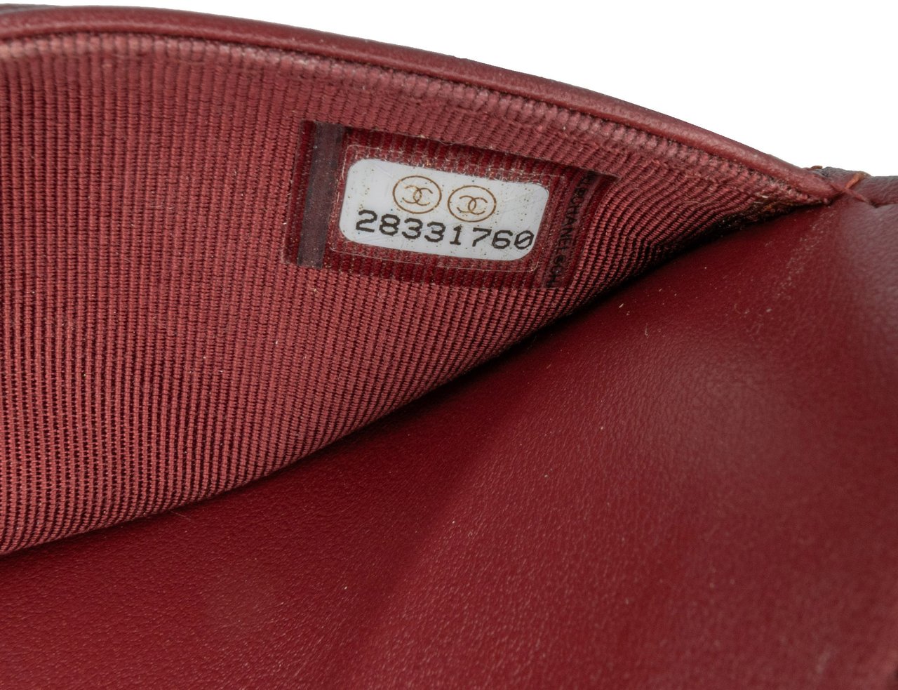 Chanel Quilted Aged Calfskin Gabrielle Wallet on Chain Rood
