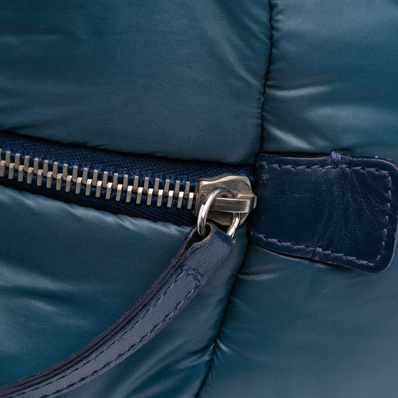 Chanel Small Quilted Nylon Coco Cocoon Tote Blauw