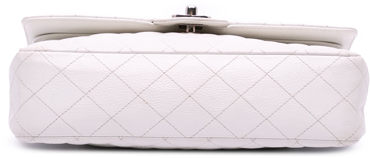 Chanel Medium Classic Caviar Double Flap Wit