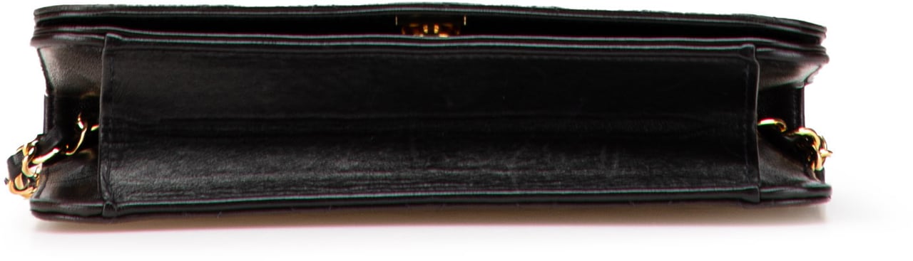 Chanel CC Quilted Lambskin Full Single Flap Zwart