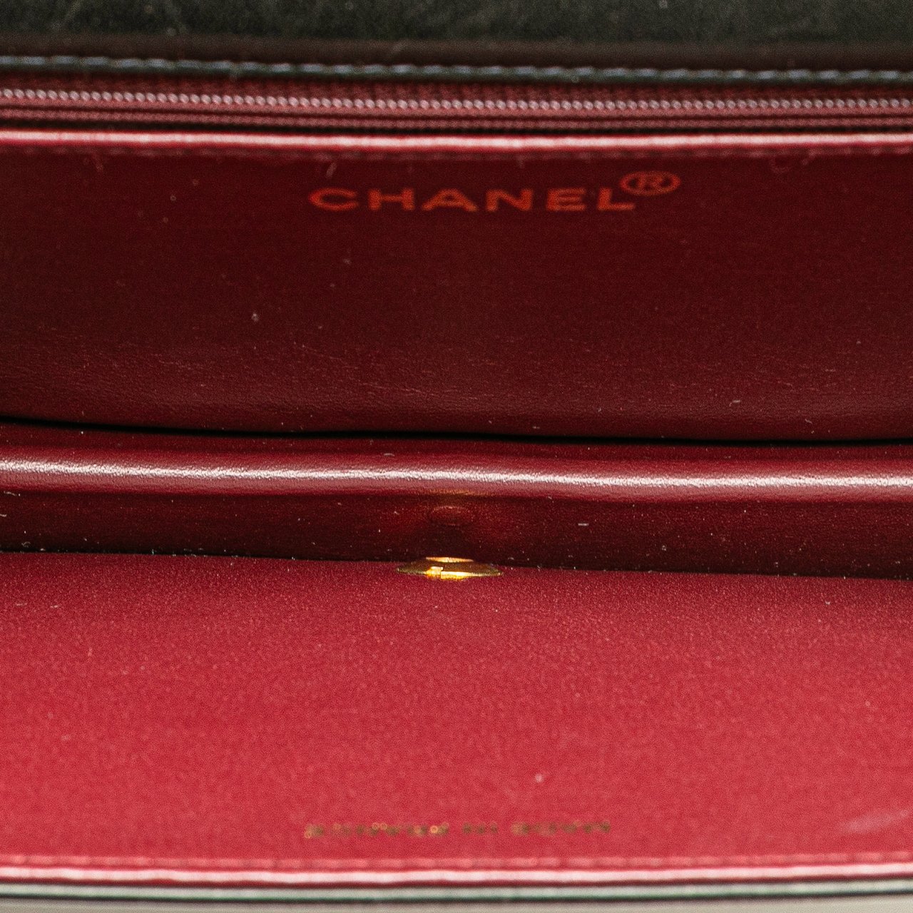 Chanel CC Quilted Lambskin Full Single Flap Zwart