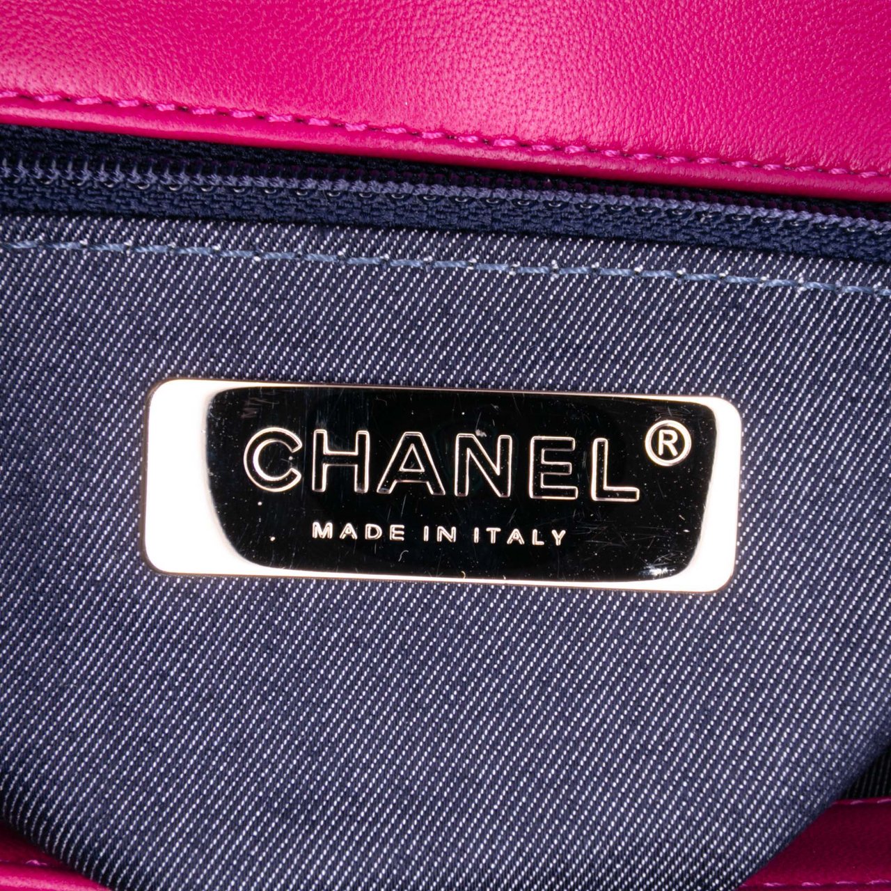 Chanel Lambskin CC Mania Flap Roze