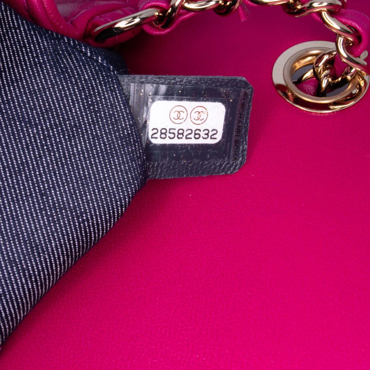 Chanel Lambskin CC Mania Flap Roze