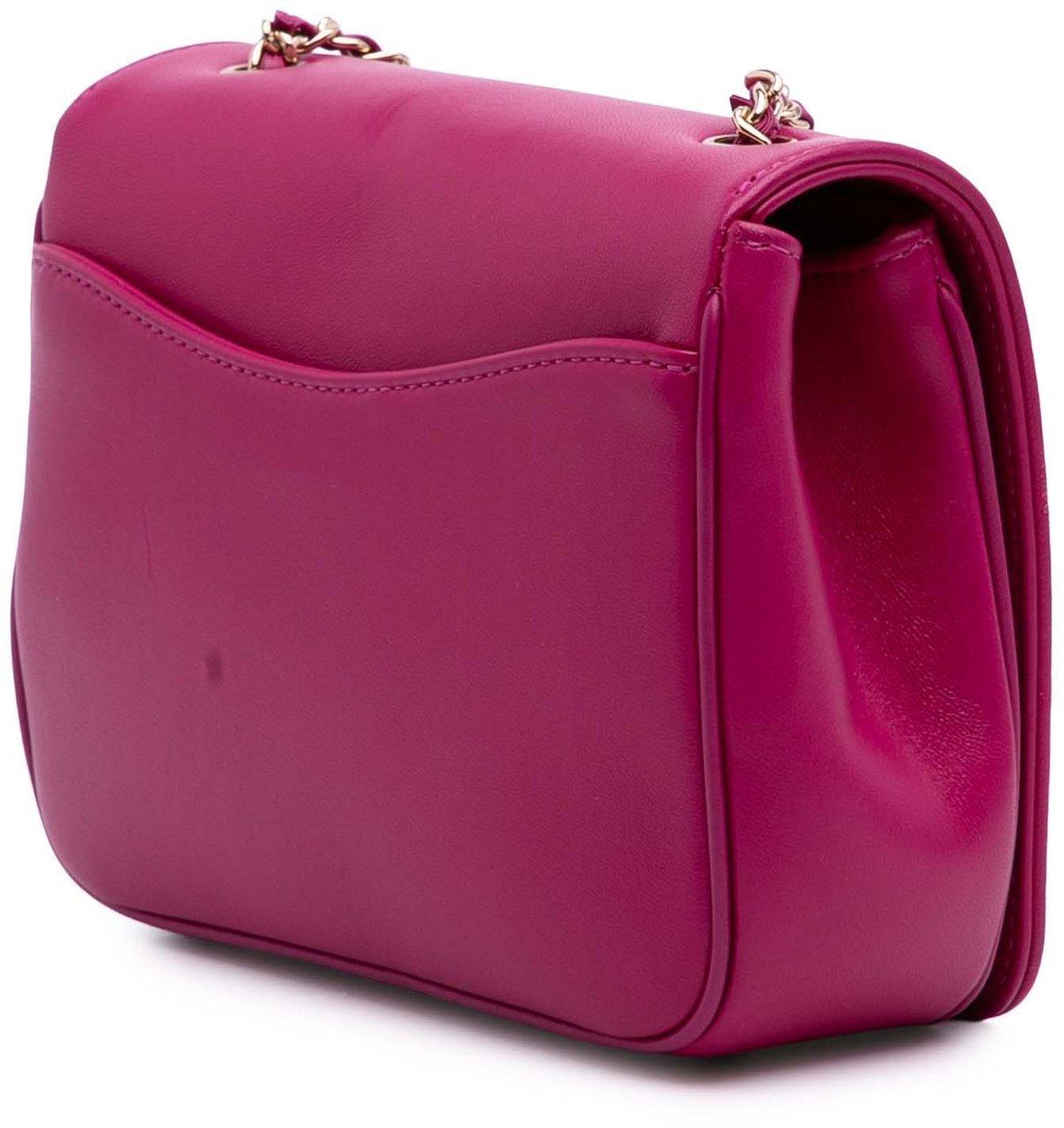 Chanel Lambskin CC Mania Flap Roze