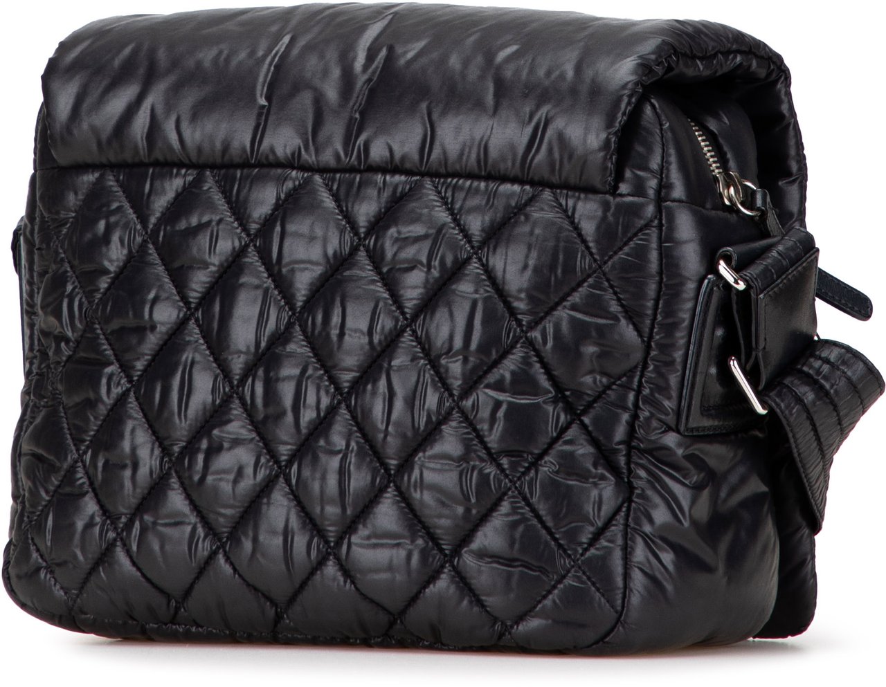 Chanel Small Nylon Coco Cocoon Flap Crossbody Zwart