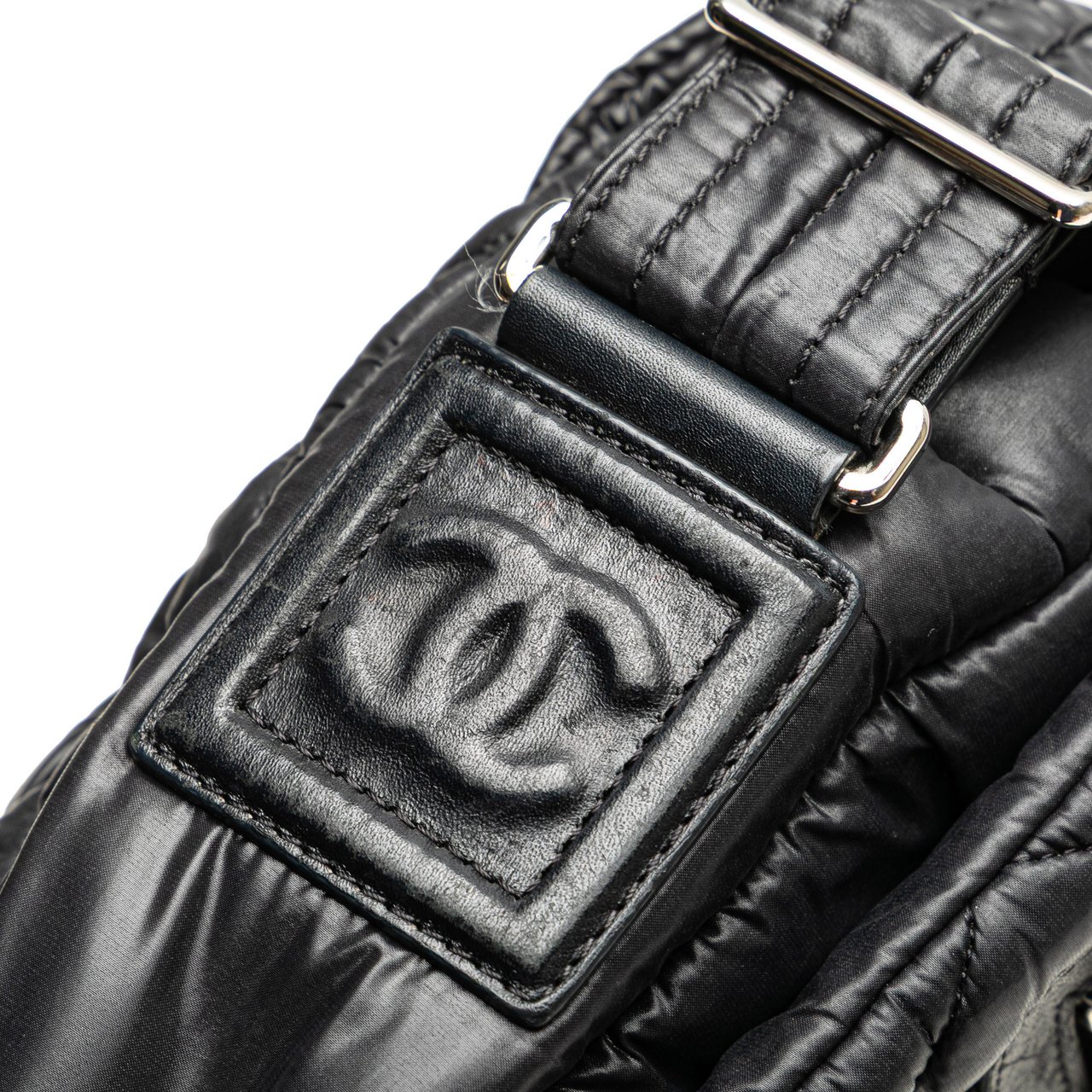 Chanel Small Nylon Coco Cocoon Flap Crossbody Zwart
