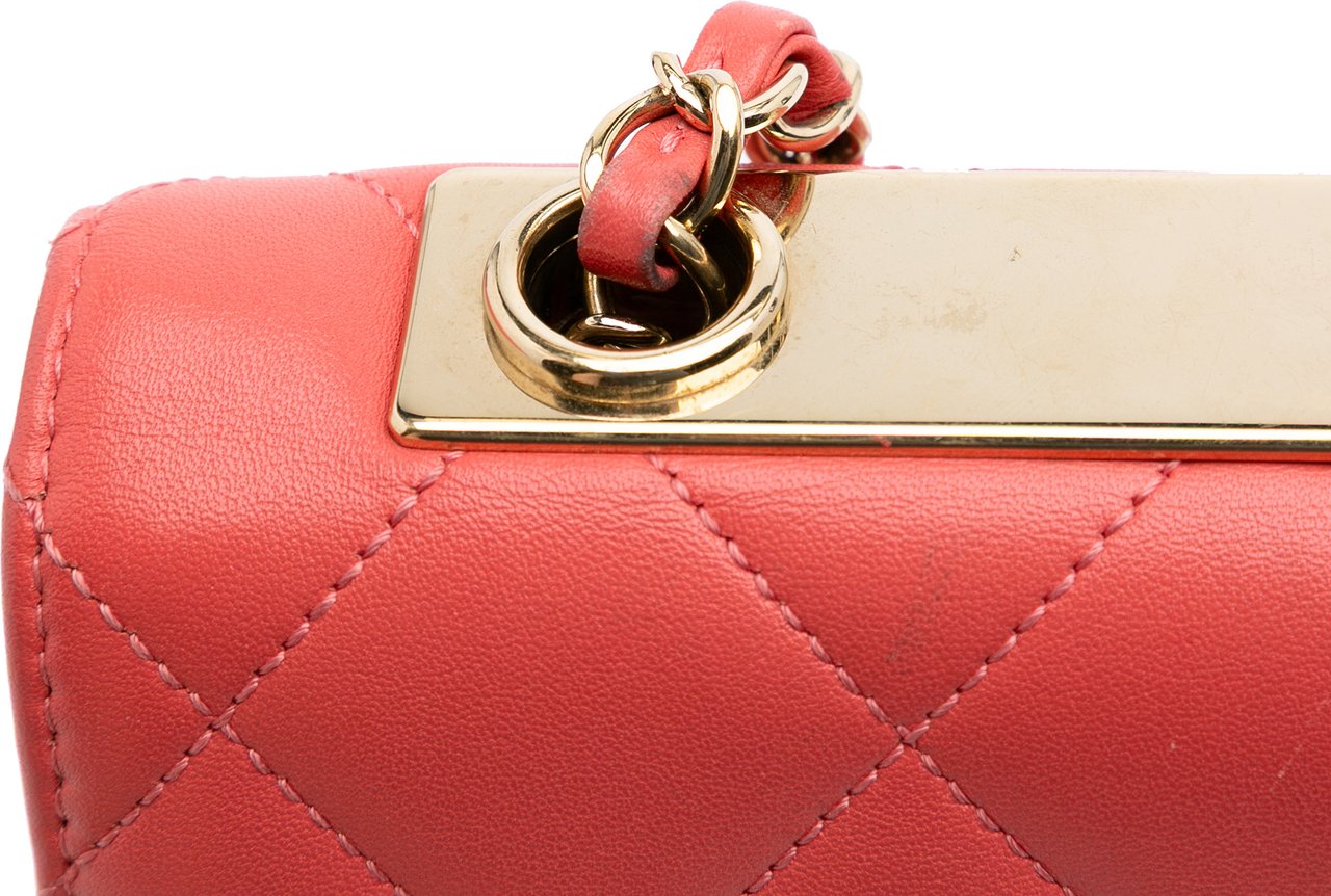 Chanel Quilted Lambskin Trendy CC Flap Roze