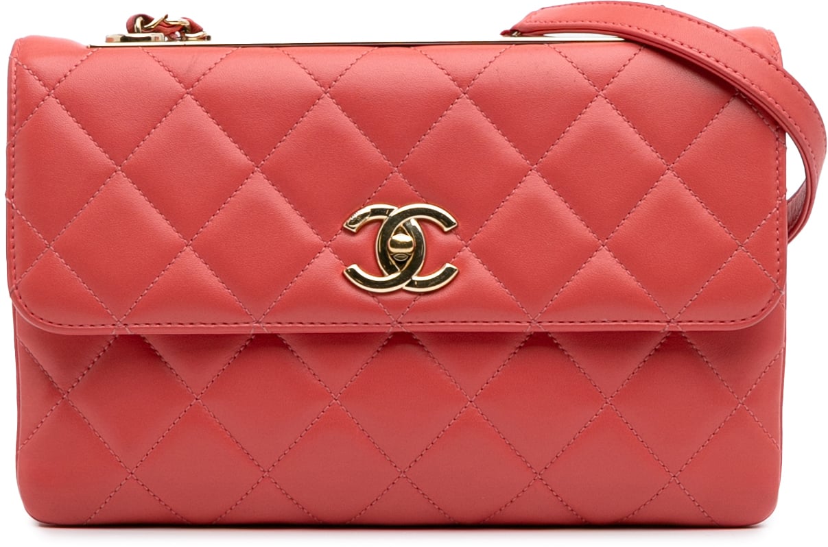 Chanel Quilted Lambskin Trendy CC Flap Roze