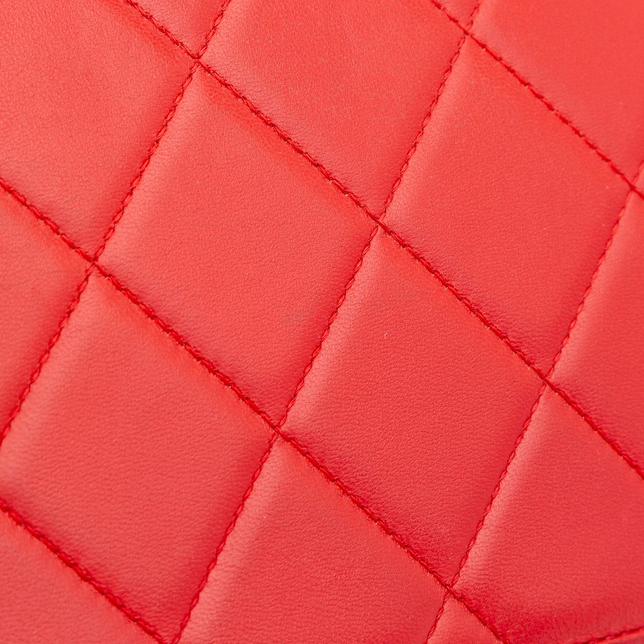 Chanel Large Quilted Lambskin Golden Class Flap Rood