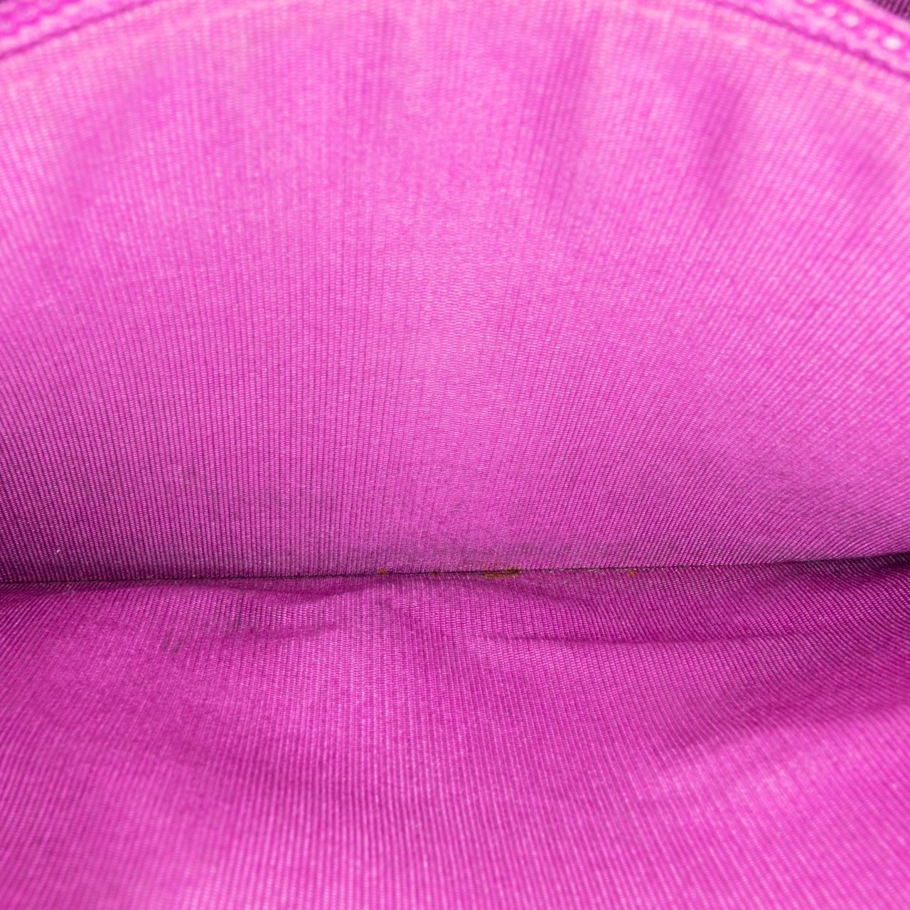 Chanel Lambskin Coco Boy Wallet On Chain Paars