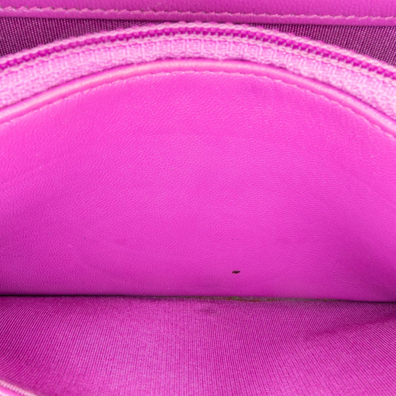 Chanel Lambskin Coco Boy Wallet On Chain Paars