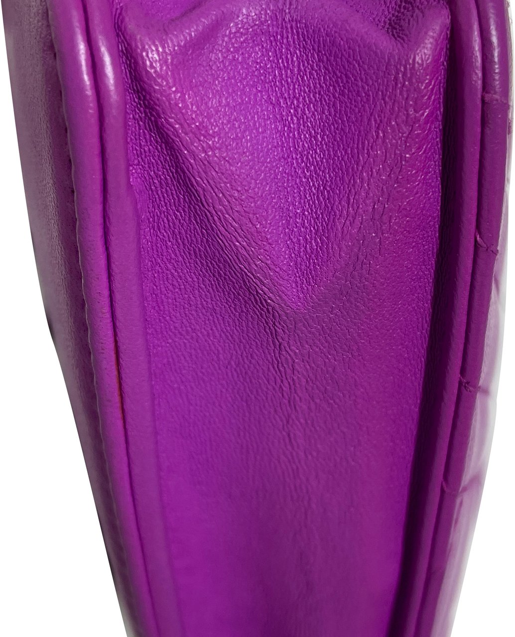 Chanel Lambskin Coco Boy Wallet On Chain Paars