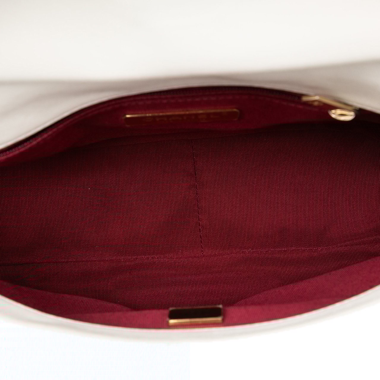 Chanel Medium Lambskin 19 Flap Wit