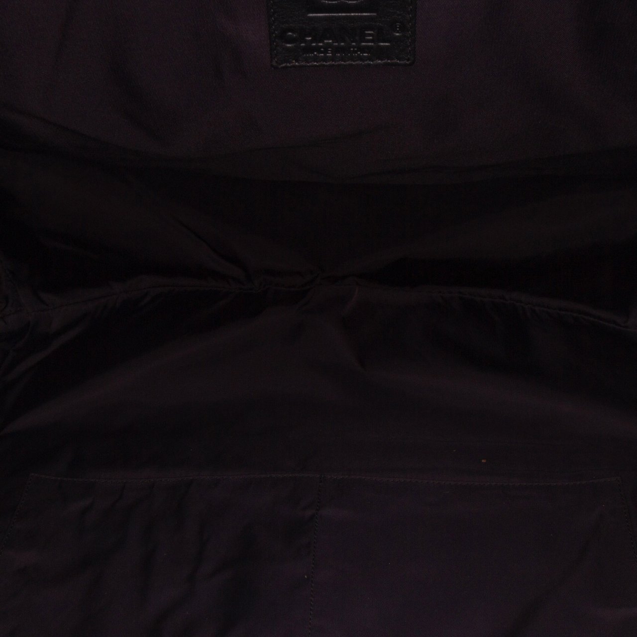 Chanel CC Quilted Cotton and PVC Punching Tote Wit