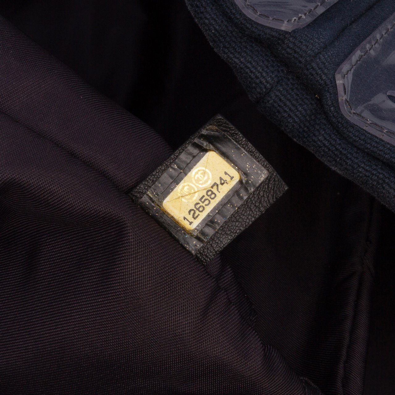 Chanel CC Quilted Cotton and PVC Punching Tote Wit