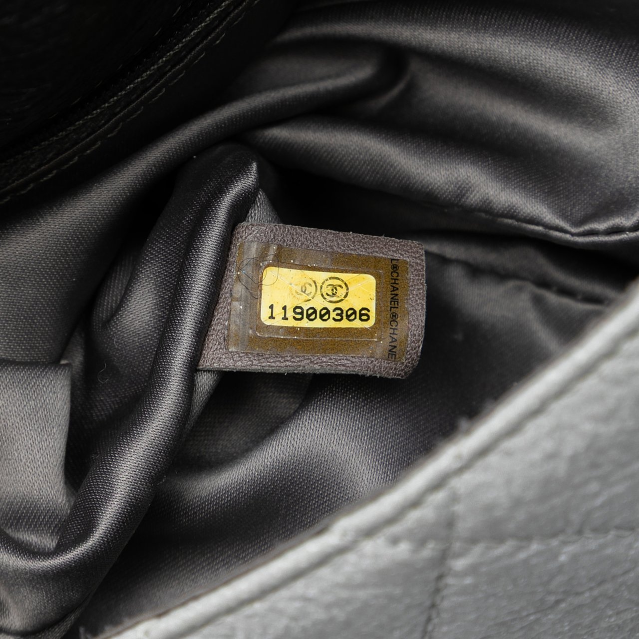 Chanel Small CC Quilted Vinyl Melrose Degrade Flap Grijs