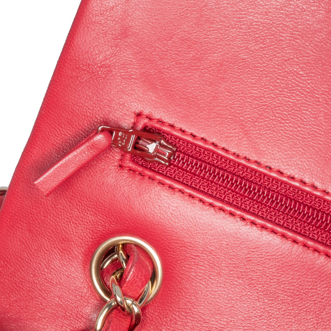 Chanel Medium Classic Lambskin Double Flap Roze