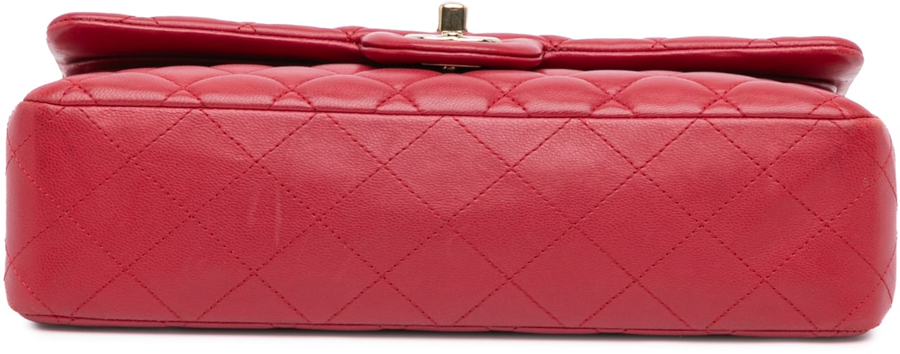 Chanel Medium Classic Lambskin Double Flap Roze