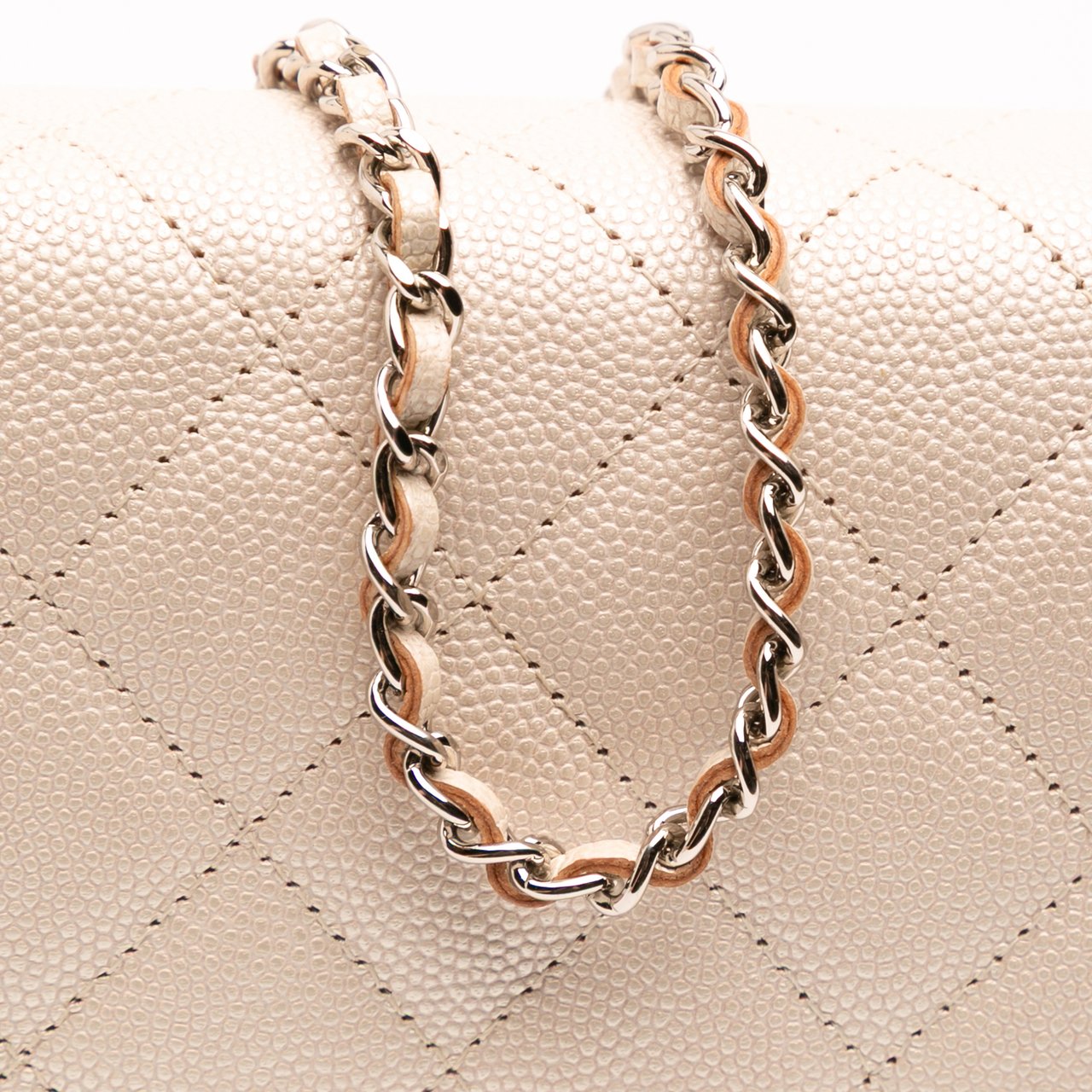 Chanel Quilted Caviar Golden Class Wallet On Chain Wit