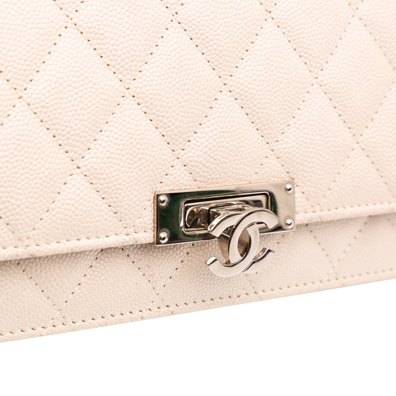 Chanel Quilted Caviar Golden Class Wallet On Chain Wit